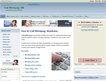 Tablet Screenshot of callingwinnipeg.com